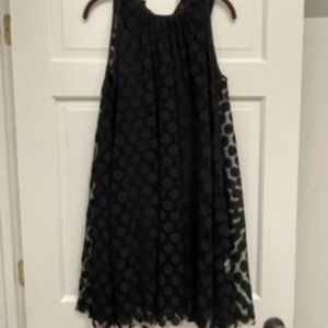 ABS Black Sleeveless Dress Size S 2 pieces
